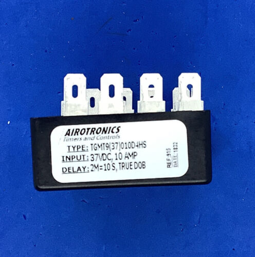 AIROTRONICS, CUBE RELAY TIMER, TGMT9(37)010D 4HS INPUT 24VDC, 10AMP. DELAY