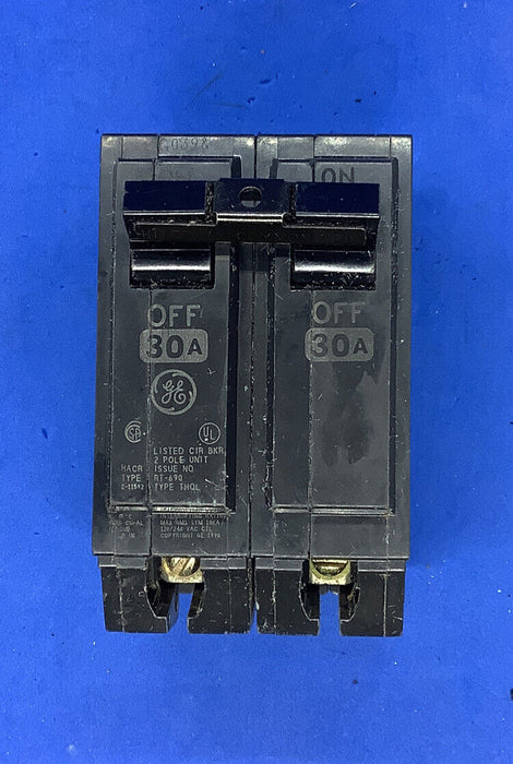 GE General Electric THQL2130 30-Amp 2-Pole 120/240VAC Breaker