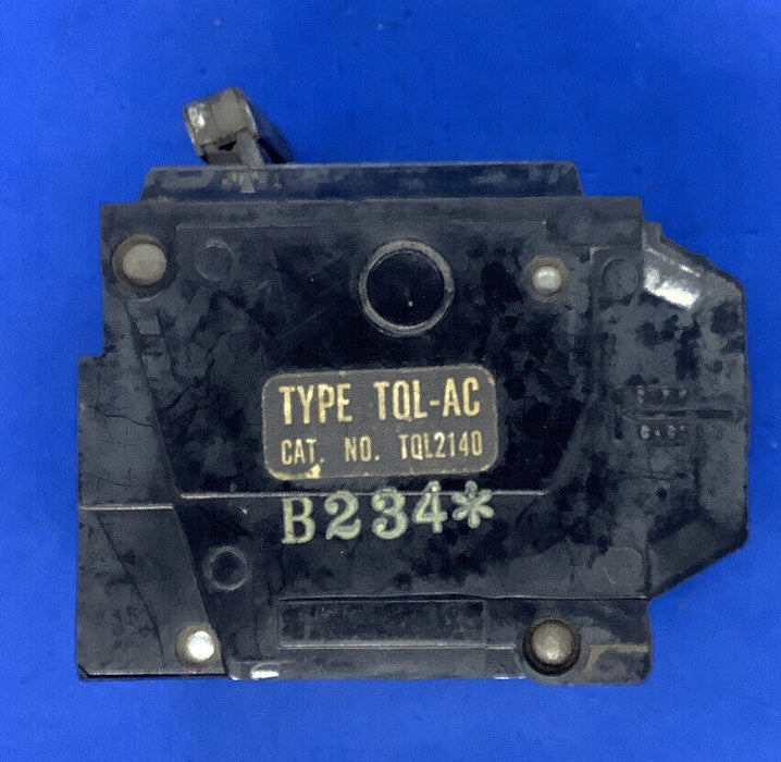 GE General Electric TQL2140 Plug On Circuit Breaker 40A 2P 120/240V TQL-AC