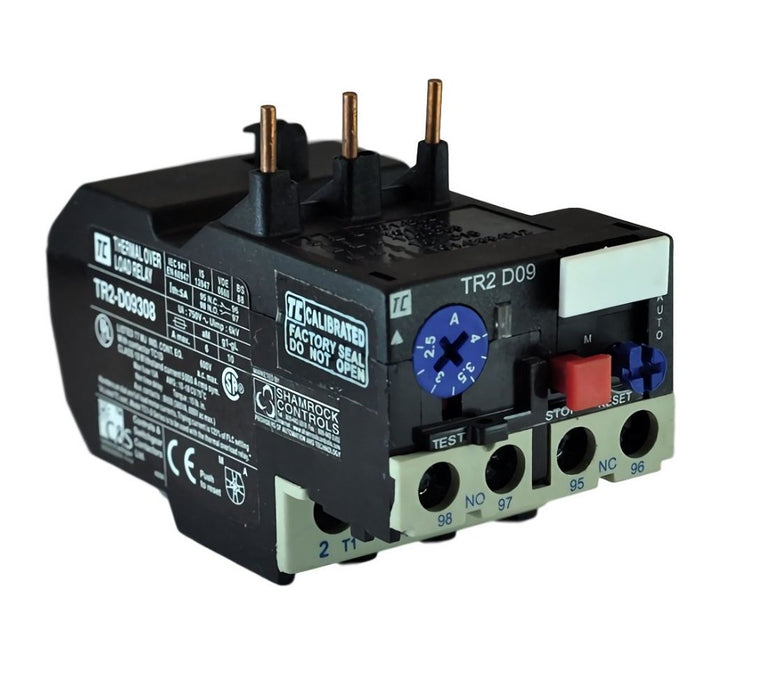 Shamrock, TR2-D09308, Thermal Overload Relay 2.5-4A