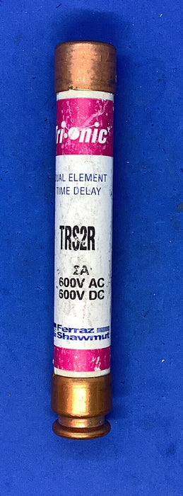 Mersen/Ferraz Shawmut Trs2r Fuse, Time Delay, 2A, Trs-R Series, 600V Ac, 600V