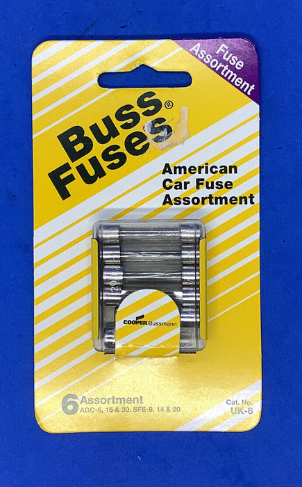 Buss Fuses American Ca Fuse Assortment (6) w/Puller - UK-6