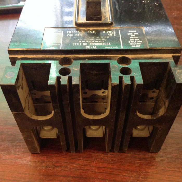 WESTINGHOUSE EB3015 CIRCUIT BREAKER 240v 15a