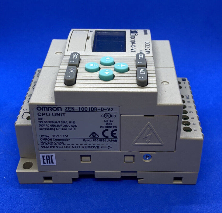 Omron Zen-10C1dr-D-V2 Programmable Relay,12-24Vdc