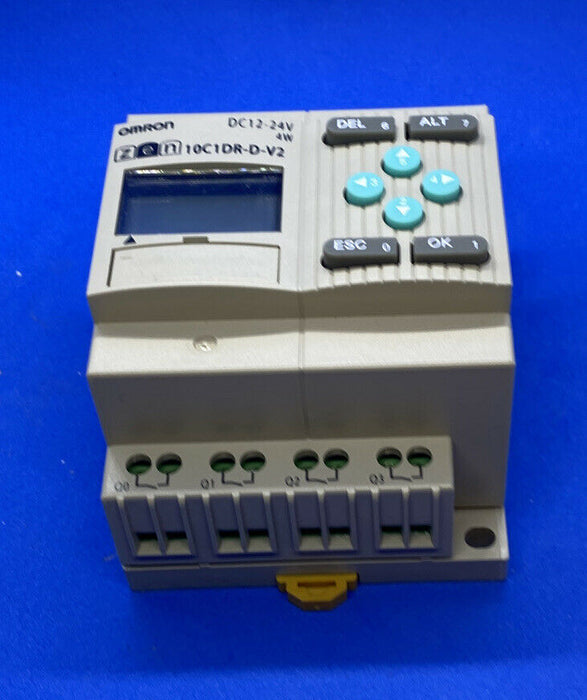 NEW OMRON INDUSTRIAL AUTOMATION ZEN-10C1DR-D-V2 PLC RELAY LCD 10I/O 12VDC