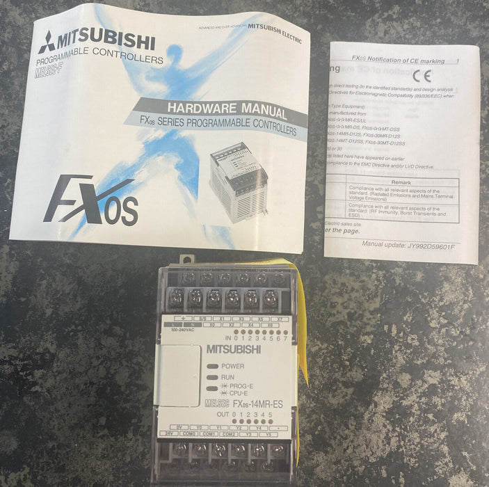 MITSUBISHI FX0S-14MR-ES/UL PROGRAMABLE CONTROLLER