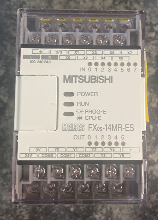 MITSUBISHI FX0S-14MR-ES/UL PROGRAMABLE CONTROLLER