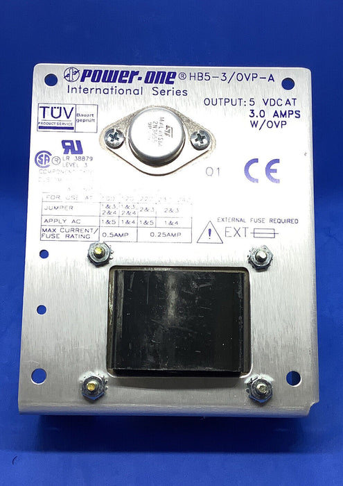 Power-One HB5-3/OVP-A International Series 5VDC 3AMPS