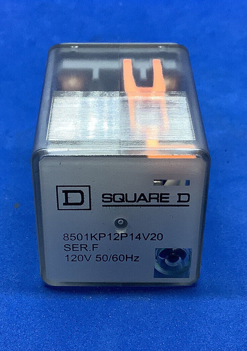 Square D 8501KP12P14V20 PLUG IN GP Relay 48071 Series F 120V 50/60Hz