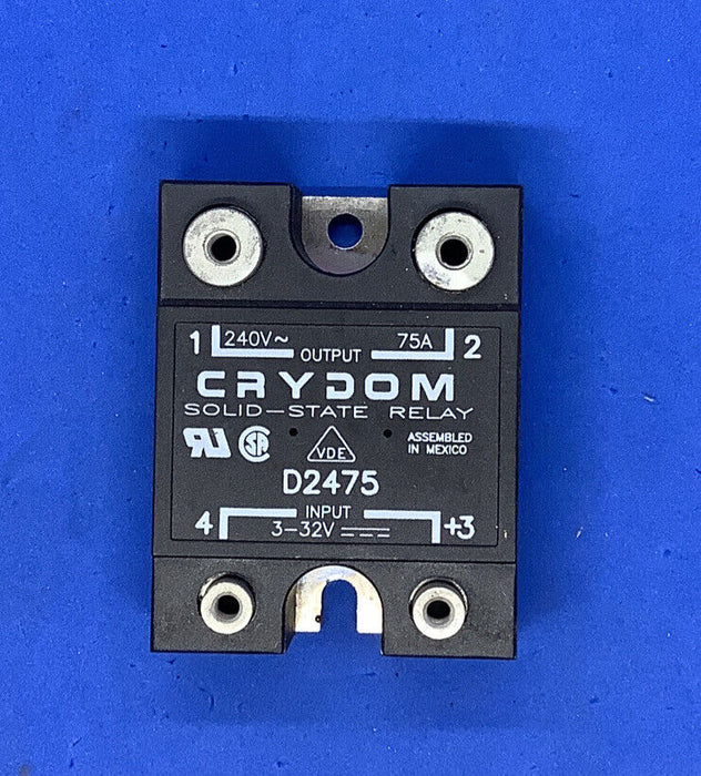 Crydom Halbleitrelais D2475 solid state relay 75 A Out: 240V AC IN: 3-32V DC