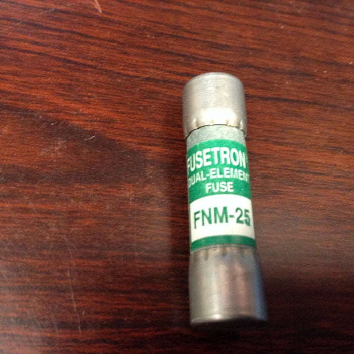 BUSS FNM-25 (FNM-25,BP/FNM-25) 25 Amp (25A) 250V Midget Time-Delay Class CC Fuse