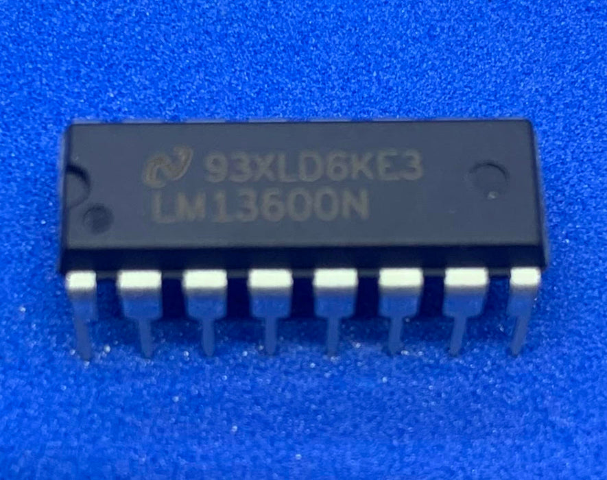 1 pc of LM13600 LM13600N Operational Amplifier IC / Integrated Circuit