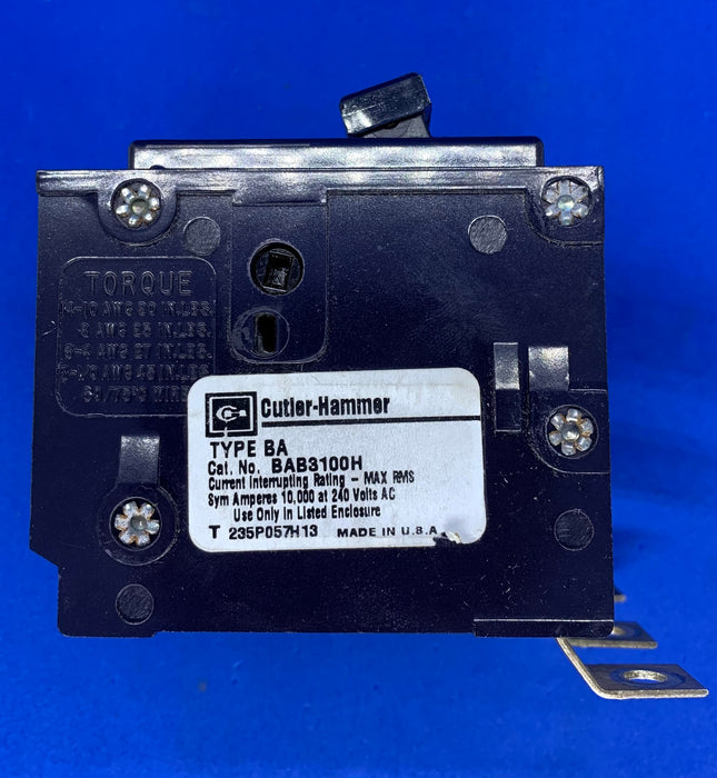 BAB3100H 100 AMP CIRCUIT BREAKER