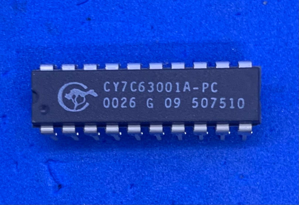 (5PCS) CY7C63001A-PC IC MCU 8 BIT 12MH 128B 20-DIP